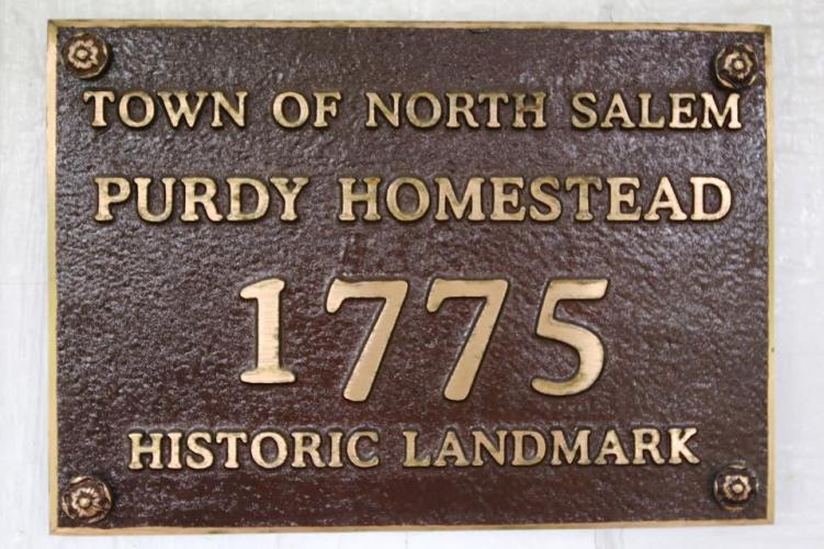 Purdy's Homestead historical record sign